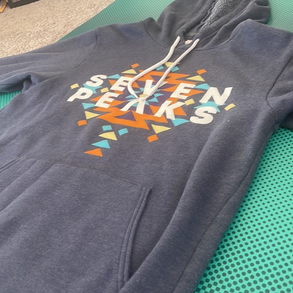 Original 1st Seven Peaks Festival Hoodie Navy Dierks Bentley size Small - Picture 3 of 5